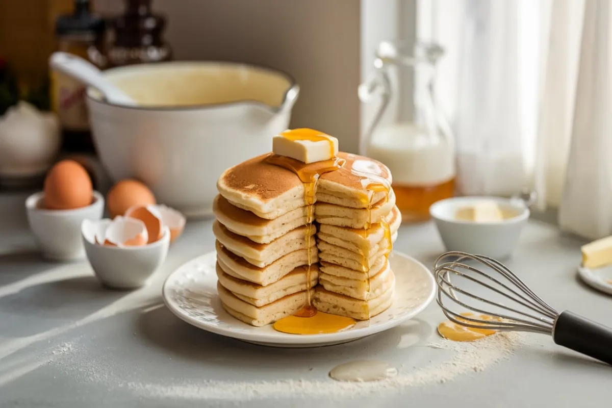 Adding Eggs to Pancakes