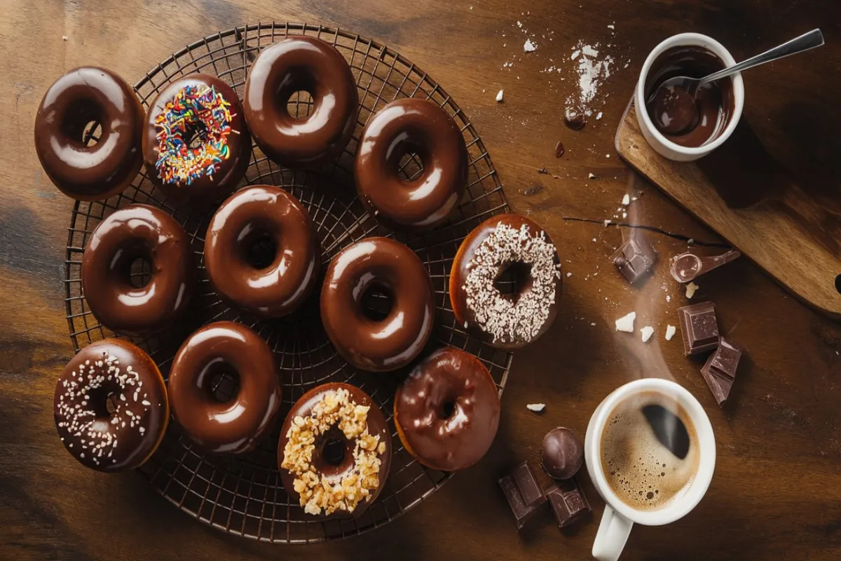 Chocolate Glazed Donuts