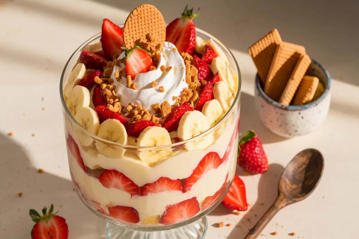 Strawberry Banana Pudding