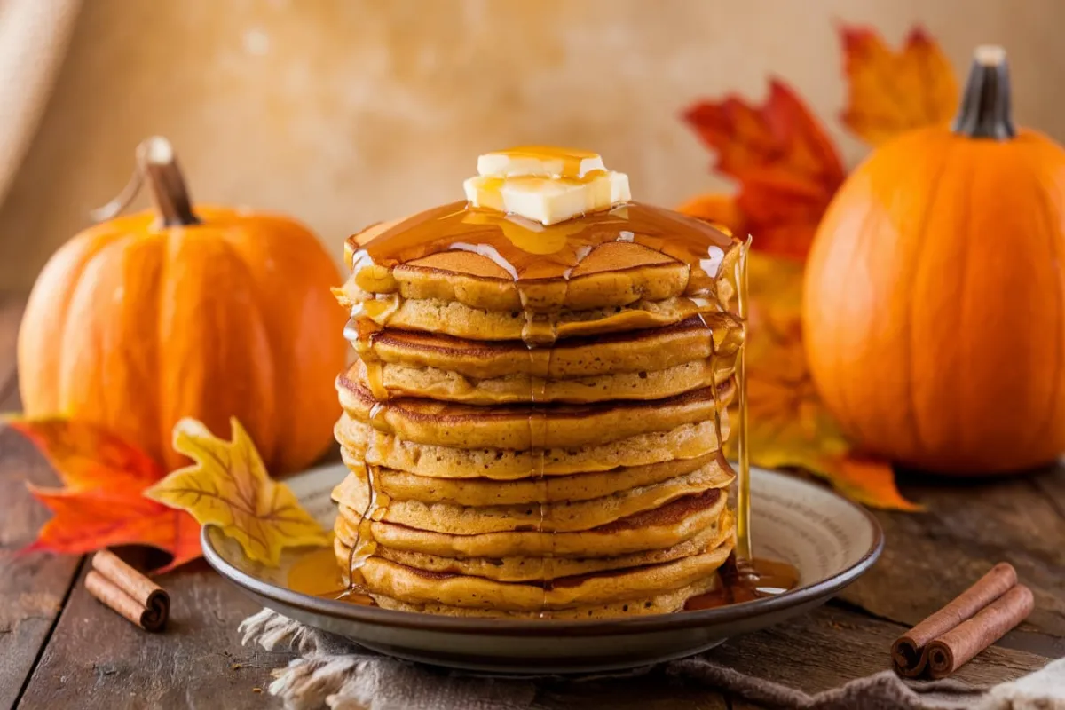 Pumpkin Pancakes with Pancake Mix