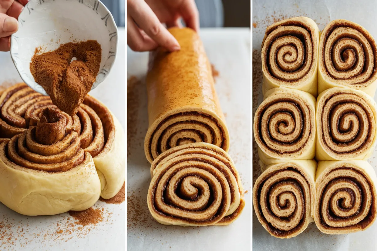 Cinnamon Rolls Made with Pizza Dough