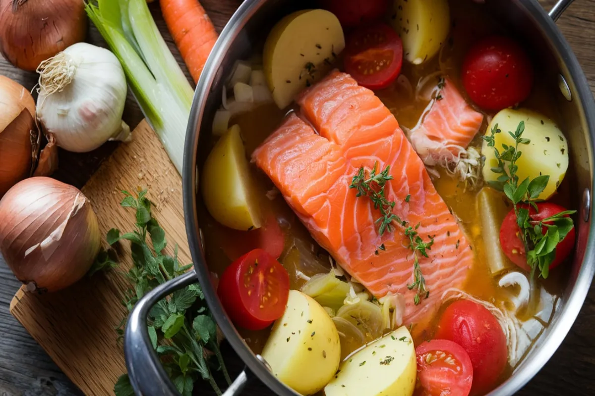 Salmon stew recipe